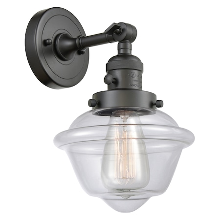 One Light Vintage Dimmable Led Sconce With A High-Low-Off Switch.